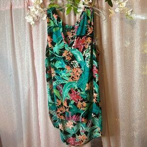 Adrianna Papell size large safari print top